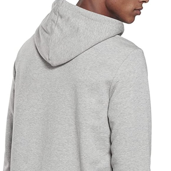 🆕Reebok Men's Training Essentials Graphic Sweatshirt, Medium -Medium Grey H. - Picture 5 of 6